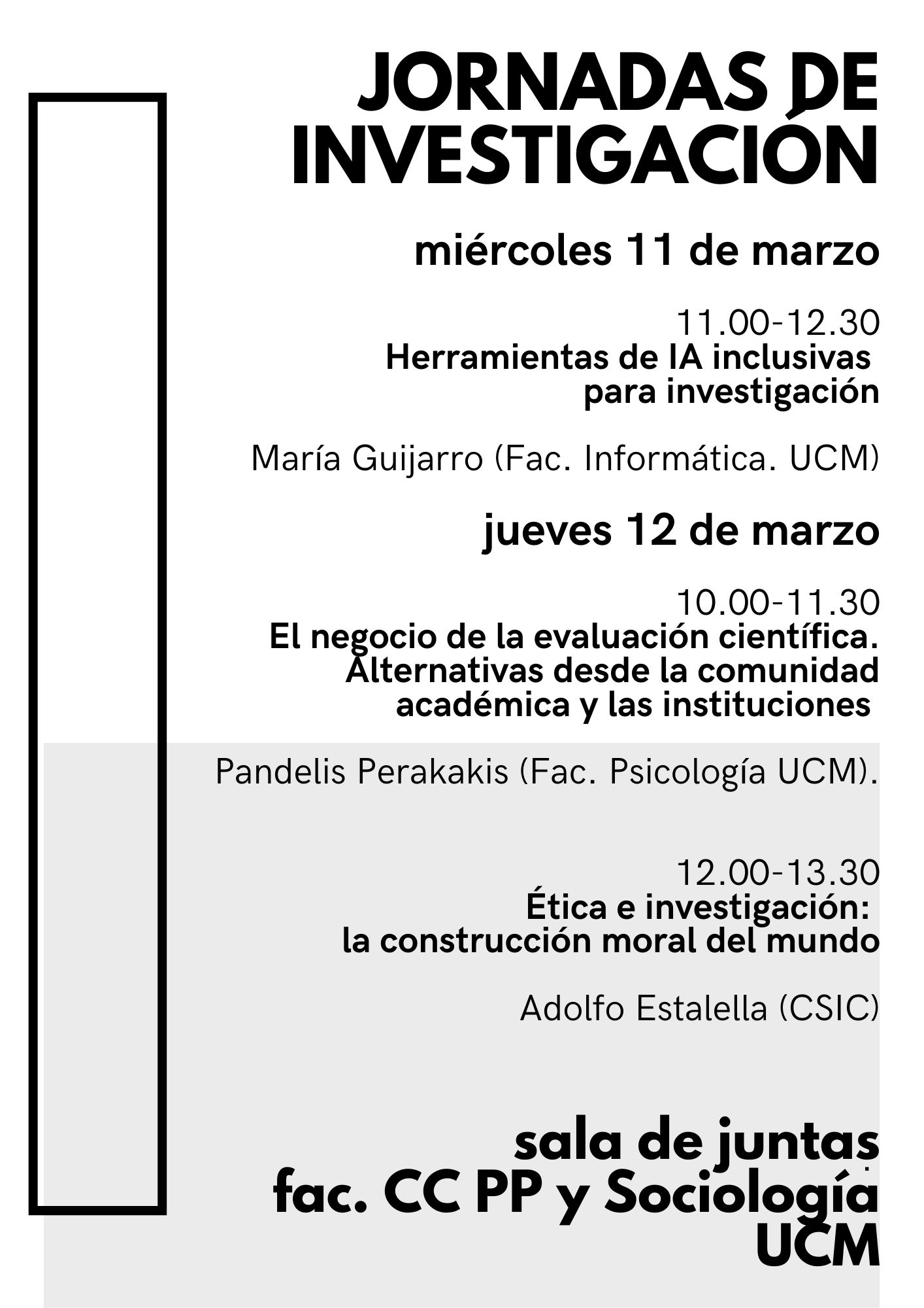Jornadas de investigación